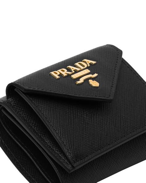 prada f0383|Small Saffiano leather wallet .